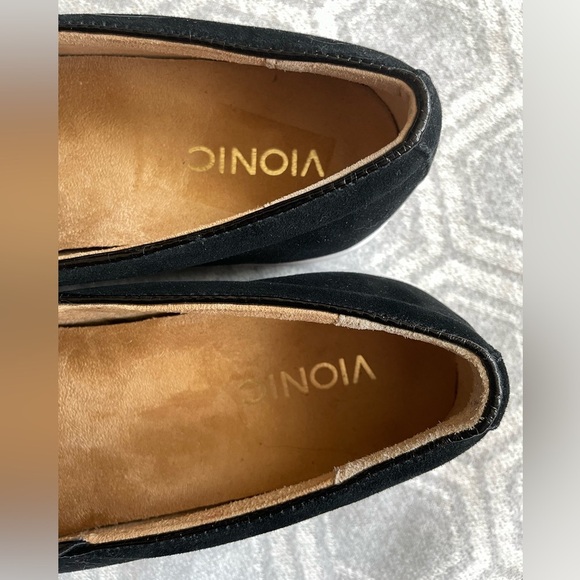 Vionic Midi Slip-On Sneakers Sz 8 Snake Print Suede Leather Comfort Shoe - Picture 4 of 10